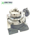 4  100mm Rotary Table Horizontal And Vertical With 3 Jaw  65mm   Chuck Backplate