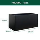 36x12x16  Corten Steel Planter Rusty Rectangular Planter For Outdoor Tree Flower