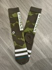 Stance Og Casual Crew Height Socks  Green  Camo  Men Large 9-13  Nwot