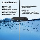 Pond De-icer 380 Watt Plastic Floating Pond Heater For Outdoor Ponds With Fis   