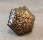 Antique Corbin Hexagonal Door Knob 1875 Brass Bronze C-10200 Victorian