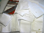 Lot 23 Mens Handkerchiefs Cotton White Mcgregor Brown Pattern  Hankies