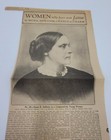 Vintage Women s Rights Newspaper Clipping Nov 7  1940 Susan B  Anthony