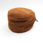 Suede Fly Fishing Reel Case  4 1 4    
