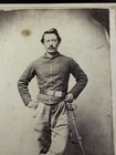 Civil War Cdv Confident Standing Cavalry Soldier With Sword By Schwing   Rudd