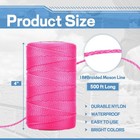 8 Rolls Mason Line  18 Braided Nylon String Total 4000 Feet Length Masonry Nylon