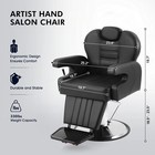 All Purpose Recline Barber Chair Heavy Duty Hydraulic Salon Spa Beauty Equipment