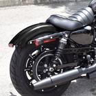 Vivid Black Rear Fender Fit For Harley Sportster Iron 883 10-22 Xr1200x 2010-11