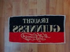 Vintage Draught Guinness Pub Bar Towel Beer Mat Breweriana Man Cave