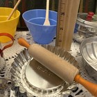 Dr  Oetker Kids Toy Cookware Dishes Metal Pots Pans Spoons Rolling Pin Molds Lot