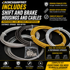 Jagwire Braided Cgx-sl Lex-sl-shift brake Cable housing Kit 5mm Sram Shimano Pro