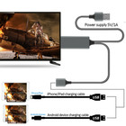 1080p Hdmi Mirroring Cable Phone To Tv Hdtv Adapter Cord For Iphone Ipad Android