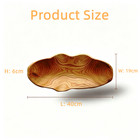 16  Handmade Decorative Wooden Dough Bowl Natural Wood Long Dough Bowl For Decor