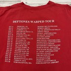 Rare Vintage Deftones 1996    deftallica    Warped Tour Metallica Logo T-shirt