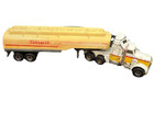 Vintage 1981 Matchbox Peterbilt Shell Oil Tanker Truck Diecast 1 80 Yellow 80s