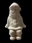 Santa Claus Sill Sitter Ceramic Bisque  Ready To Paint Hand Poured From Vtg Mold