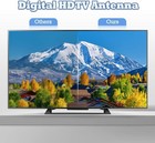 Outdoor Tv Antenna Amplified Digital Hdtv 1080p 4k Uhf Vhf 200 Mile With Bracket