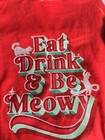 Nwt Merry   Bright Collection Holiday Christmas Tee W scrunchie Cat Apparel Sz S