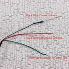 3pcs Model Railroad Ho Scale Block Track Signals 2-leds Green Red With Ladder