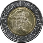 San Marino - 500 Lire - 1994 R - Unc - Donna Felicissima