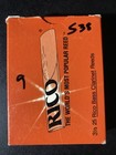 New Rico Bass Clarinet Reeds Strength 3 5 In Open Box  9 Reeds  -s38
