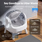 Open-top Self-cleaning Cat Litter Box  Automatic Litter Box For Multiple Cats