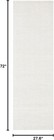 Safavieh Natura Collection Runner Rug - 2 3  X 6   2  X 6  Runner  Ivory 