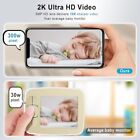 2k Hd Video Baby Monitor With Camera   Audio Wifi Night Vision Motion Detection