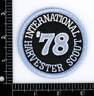 1978 International Harvester Scout Embroidered Patch Black lt blue Iron sew-on