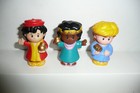 Lot Fisher Price Little People Nativity Manger Angel   3 Wise Men Replacements
