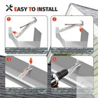 50 Pack Gutter Hangers  Gutter Hangers 5 Inch  Rain Gutter Hangers  Heavy Duty