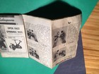 Shakespeare Model 2026dc Spinning Reel Instructional Pamphlet    very Good 