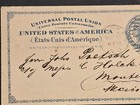 1883 Us 2 Cent Postal Card Hoboken Nj To Monterey Mexico Upu International Mail