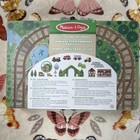 Melissa   Doug Take-along Railroad Portable Wooden Playset 17 Pieces