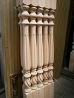 Graceful Stair Balusters Newel Posts Spiral Twist Carved Wood Spindles Staircase