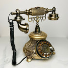 Vintage Wedding Audio Guestbook Gold Recorder Reusable Guest Book Phone Wedding