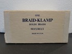 Braid-aid Braid Klamp Rug Braiding Tool In Original Box Made In Usa Vtg