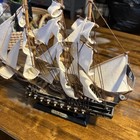 Nautical Marine Pirate Ship Wood Black Jolly Roger Cross Bones 12        photos