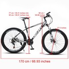 27 5 Inches Wheels 21 Speed Adult Mountain Bike Bicycle Mtb bike Lock air Pump  