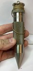 Vintage Starrett No  87 Mercury Plumb Bob Very Large 6 1 4    Long Very Clean