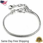 925 Sterling Silver Plated Women Elegant Anklet Ankle Bracelet D403e