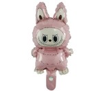 10 Pcs Mini Labubu Balloons  pink 