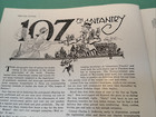 27th Ny Infantry Div History  105th Mar 1919 Gas Attack Magazine Wwi Antique Vtg