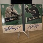 Ken Griffey Jr  Frank Thomas Dual On Card Auto  5 2013 Panini America s Pastime