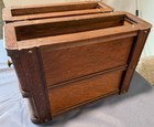 Antique Singer Sewing Machine Tiger Oak Drawers And Drawer Frames 1925 2 Sets