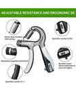 Hand Grip Strength Power Trainer Gripper Strengthener Adjustable Gym Exerciser