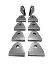 Double Shear Tab Seat Belt Limit Strap Tab Imca Ump Off Road Race 1 2  Hole 8 Pc