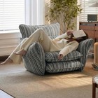 Accent Chair For Living Room With Cushions 350 Lb Lounge Chair With Lumbarpillow