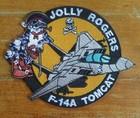 F-14a Tomcat Vf Fighter Squadron   Jolly Rogers   Us Military Navy Patch