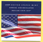 2008 United States Mint Annual Uncirculated Dollar Coin Set     Free Ship